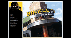 Desktop Screenshot of binkleyskitchenandbar.com